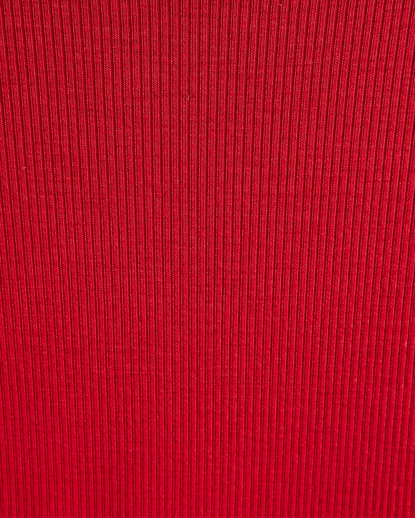 Ribbed romper - Crimson